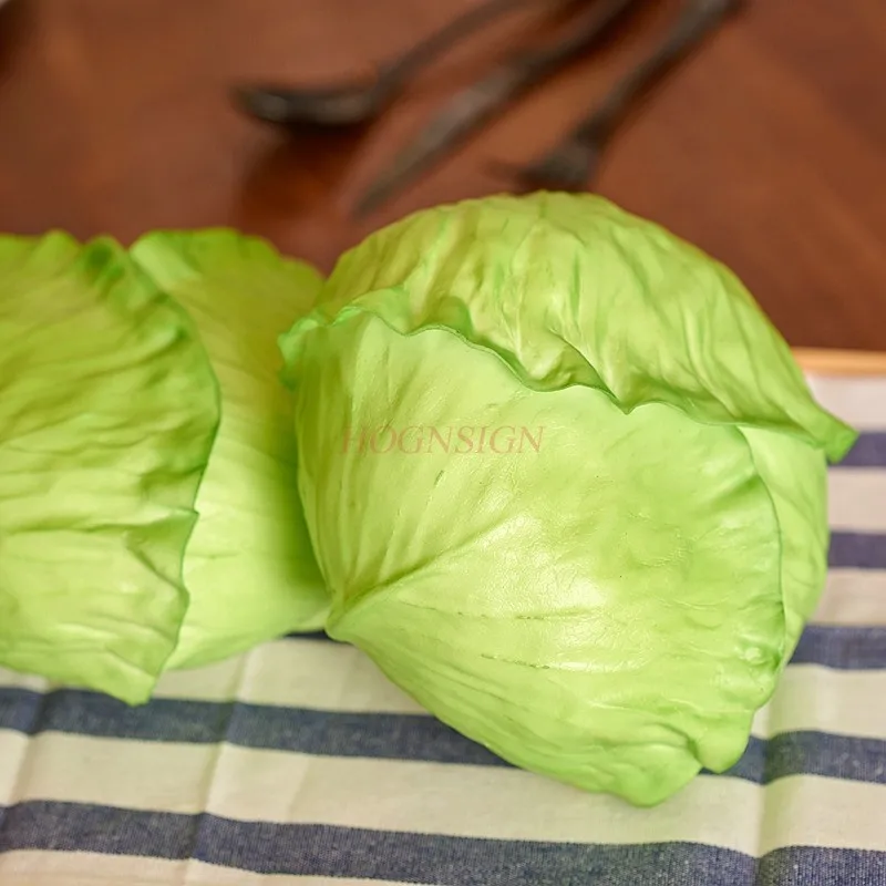 シミュレーション野菜モデル小道具キャベツキャベツ野生キャベツ緑野菜キャビネット装飾モデルルーム装飾 2021