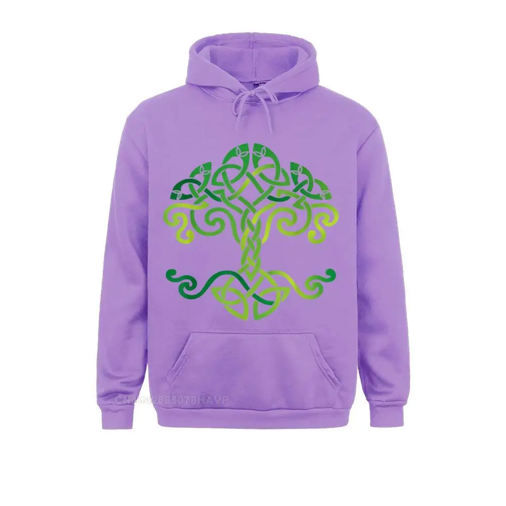 Funny Tree St Patricks Day Irish Traditional Symbol Men Sweatshirts Oversized Men Hoodies Sportswears Cotton