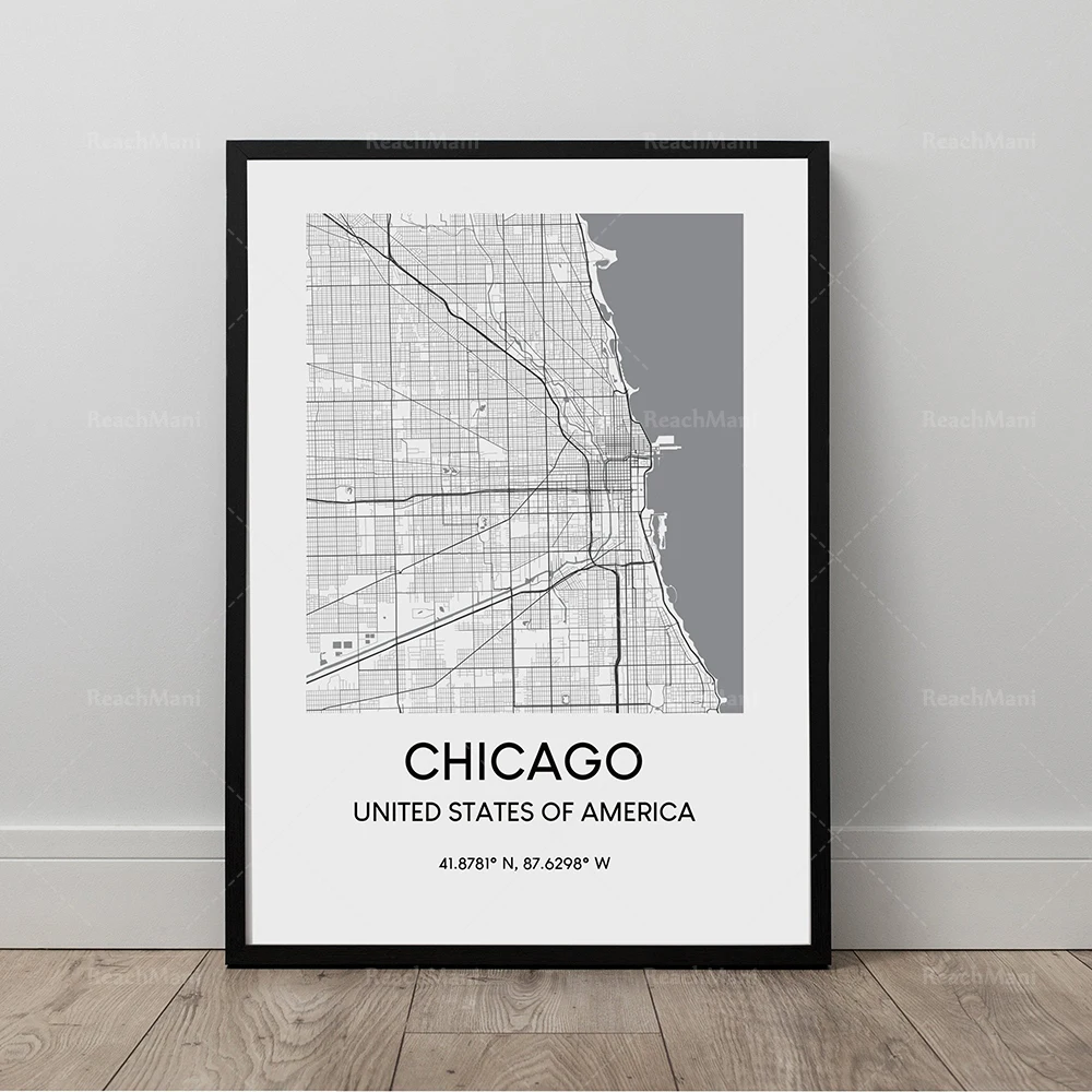 Affiche de carte, carte de Pho - Photography Mapped avis et prix