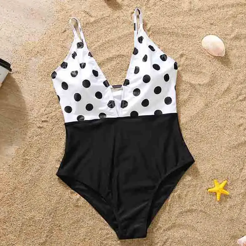 Mommy and Me Cute Dot Swimsuit Bikini for Family Mother Daughter Matching Summer Clothes Outfits