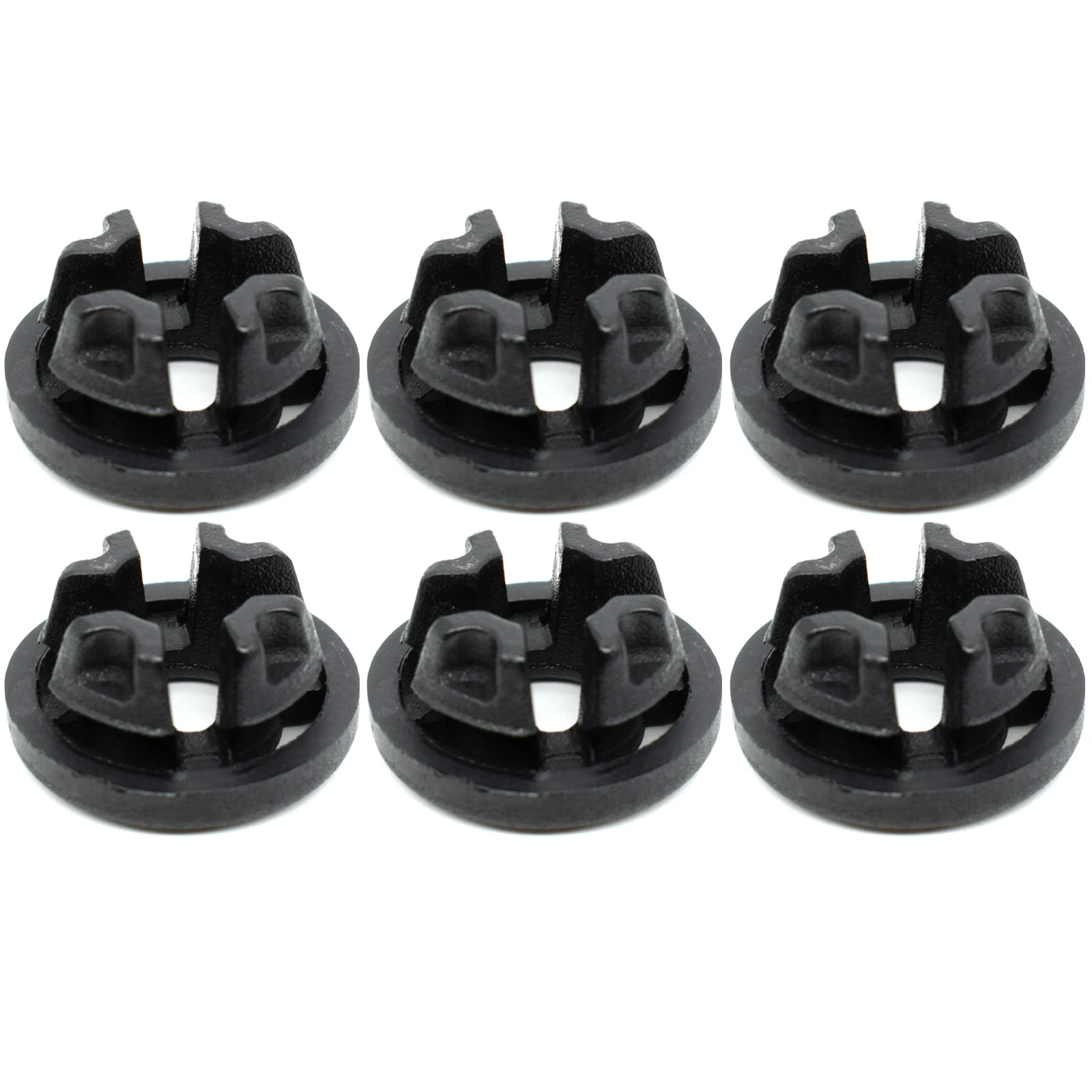 Apktnka 6x For Ford Focus C-Max Fusion Mondeo MK4 Escape S-Max Car Bonnet Hood Support Prop Rod Hinge Nut Grommet W712889S300