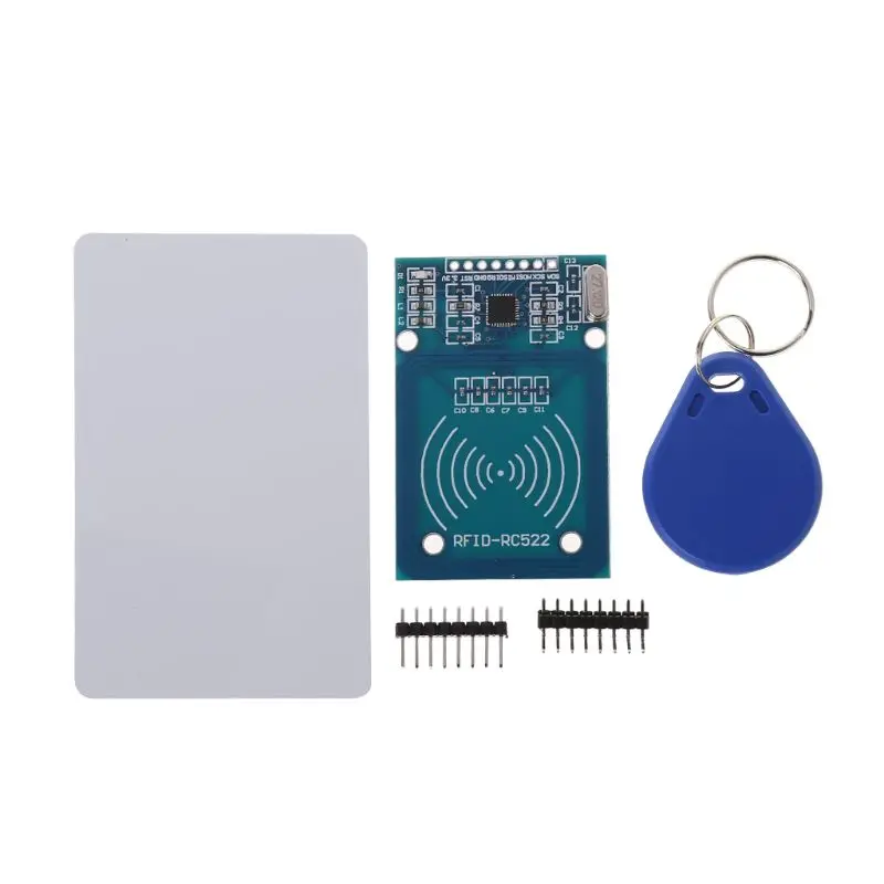 Chaveiro módulo leitor rfid rc522, cartão chip