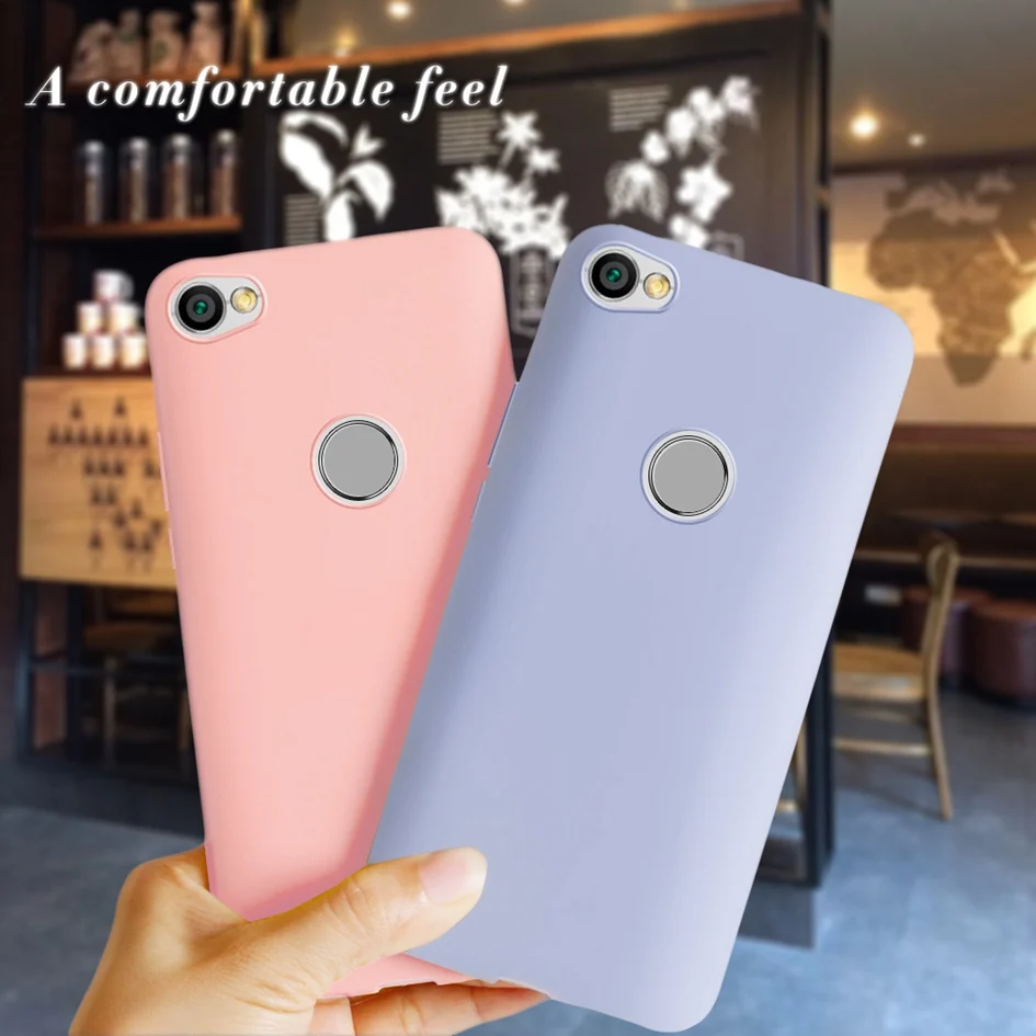 Candy Color Silicon Phone Case For Xiaomi Redmi Note 6 5 7 8 Pro 5A Prime Matte Case on Redmi 7 4A 6A 7A 4X 5 Plus GO Cover Capa