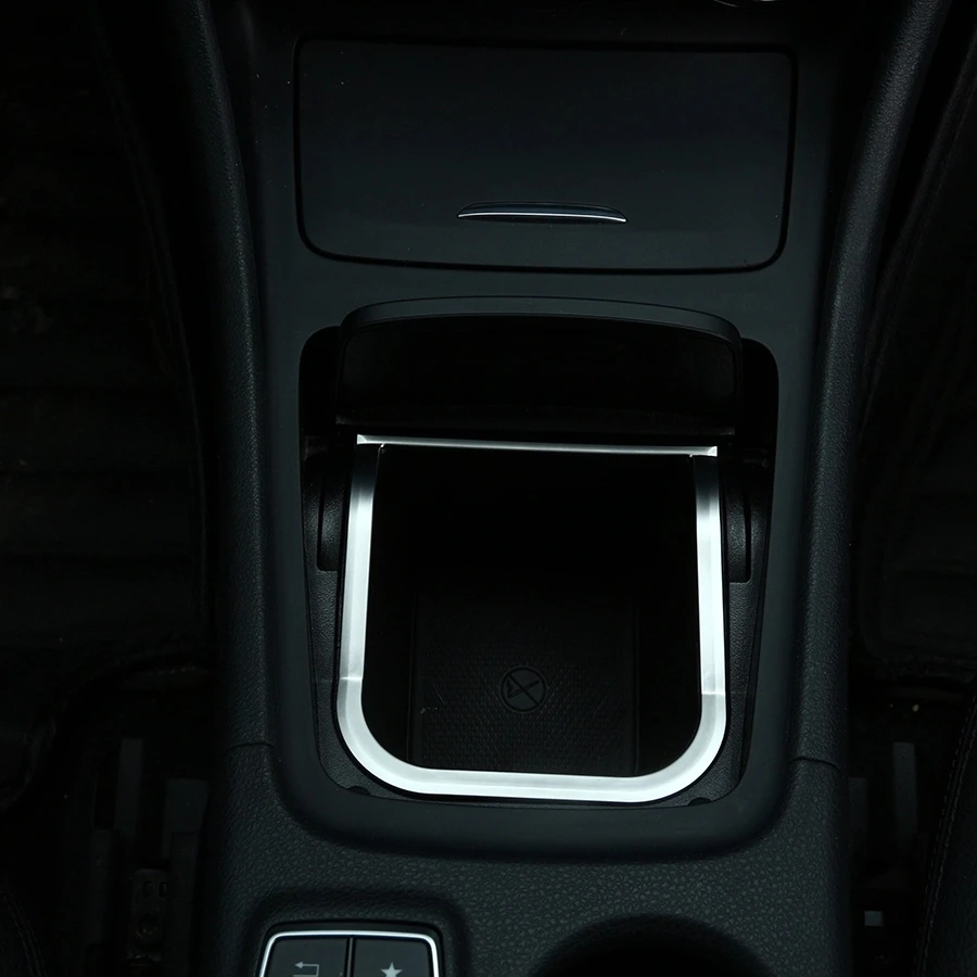 Car Accessories Center Storage Box Frame Trim For Mercedes Benz CLA GLA A Class B200 220 A180 W176 W117 C117 2014 2015 2016