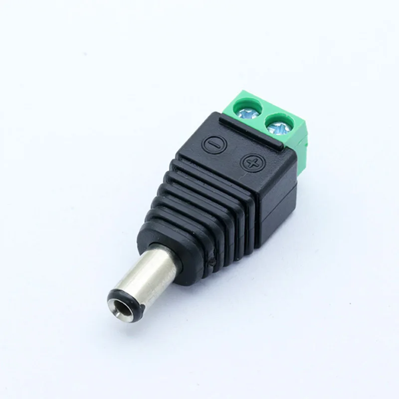 10Pcs CCTV Cameras 2.5x5.5mm 5.5*2.5mm Male Female DC Power Plug Jack Adapter Connector Plug