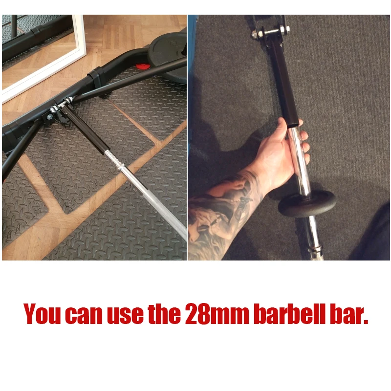 28mm Fitness Equipments T-bar Row Insert Landmines Plateform Attachments For Home Gym Standard Barbell Bar Weightlifting Workout