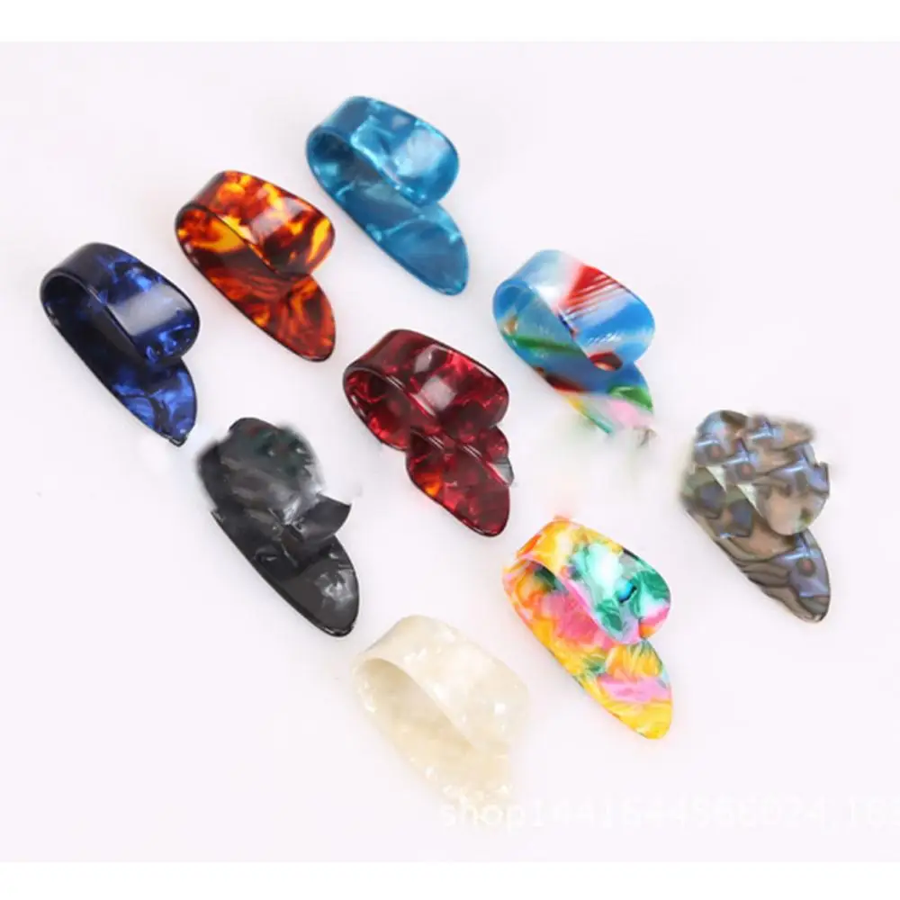 1/4pcs Electric Guitar Finger Picks Guitar Picks Pickup Guitar Bass Thumb Pick Plectrums Picks Plectrum Index Finger Pick violao