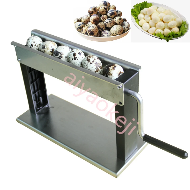 Household Egg Huller Hand Roll Quail Egg Peeler Sheller  Small  Egg Shell Removing Machine Quail Egg Peeling machine