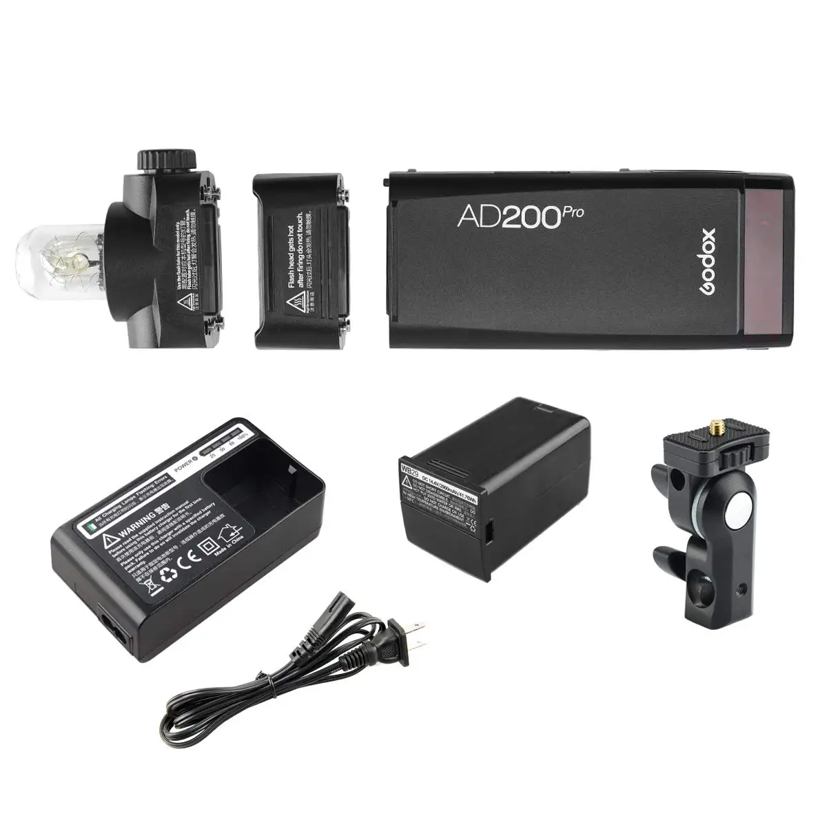 Godox AD200Pro Outdoor Flash-Licht 200Ws 2,4G 1/8000 HSS Speedlite Flash Strobe Godox AD-S2 Standard Reflektor mit Weichen Diffuse