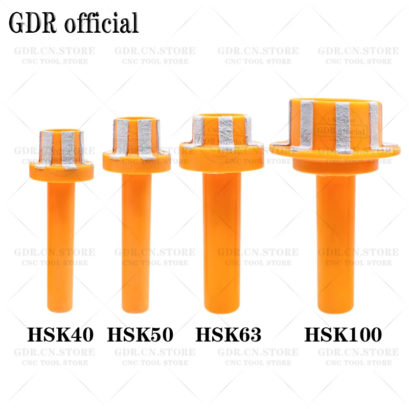 BT30 BT40 BT50 HSK32 HSK40 HSK50 HSK63A HSK63F HSK Cleaning Rod Cleaner Brush Taper Collet Holder Wipe Tool Holder bracket tool