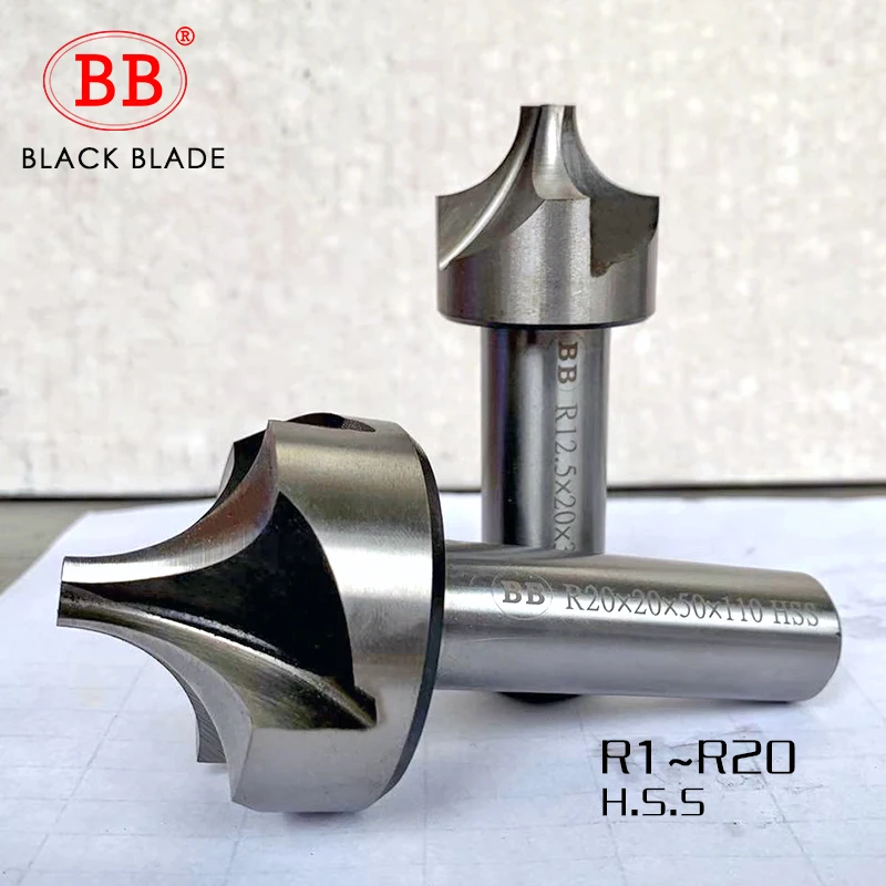 Imagem -04 - Canto Arredondamento Fresa Hss r Ângulo Filé Raio Quarto Círculo Cortador & Flauta Polegada Máquina Ferramenta r1 r2 r3 r4 r5 R20 bb