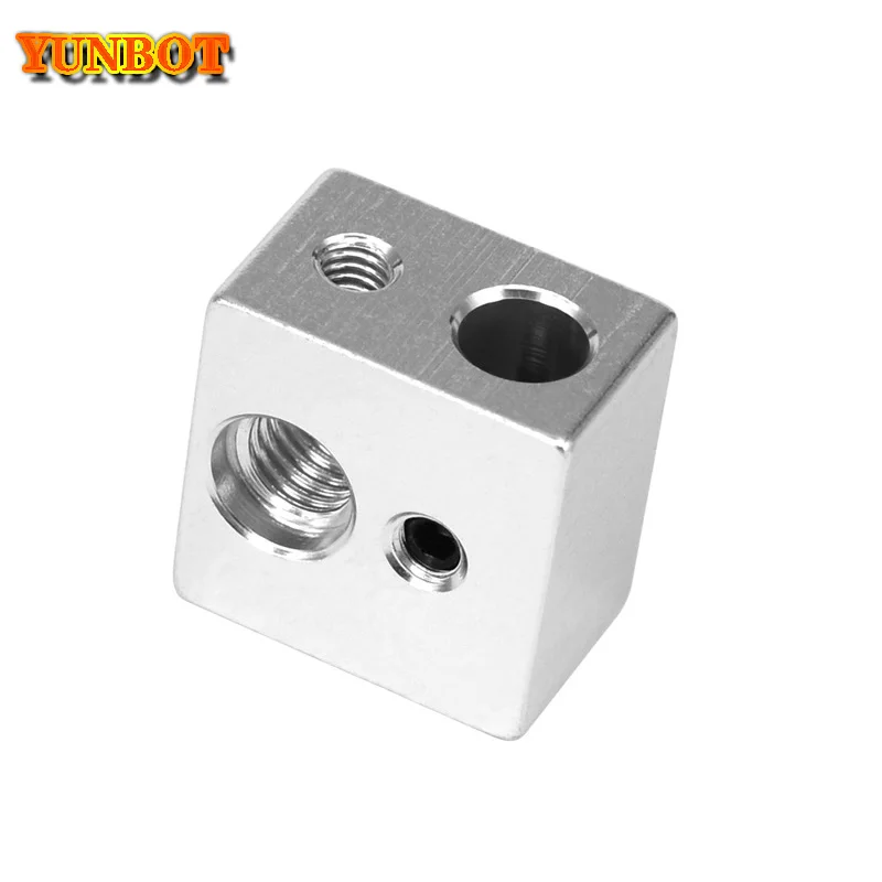 

3D printer parts MK10 Heater Block heating aluminum block for wanhao MK10 extruder 3D printer parts