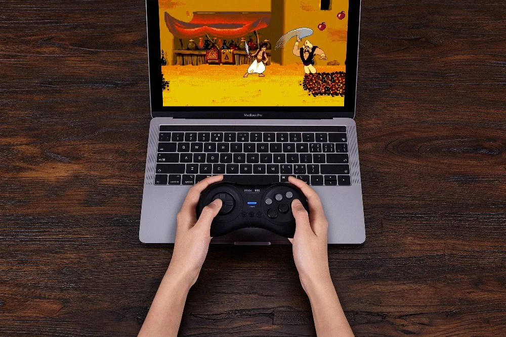 8BitDo M30 Bluetooth Gamepad Spielcontroller im MD-Stil für Nintendo Switch PC MacOS Android Raspberry Pi Spielzubehör – Detail 8