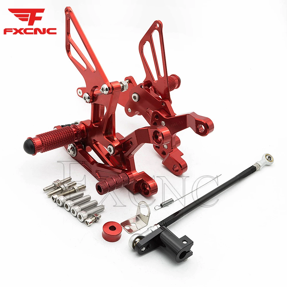 For KAWASAKI Z900 2017-2019 Motorcycle Rearset Footrest Footpeg Adjustable Aluminum Rear Set Footrest Foot Peg 2018