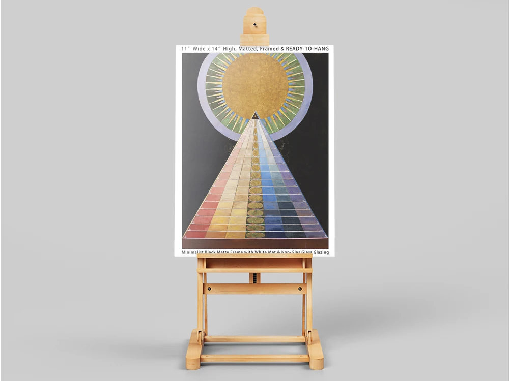 Swedish Abstract Exhibition Poster Hilma af Klint Prints Canvas Painting Wall Art Picture Nordic Modern Living Room Home Decor