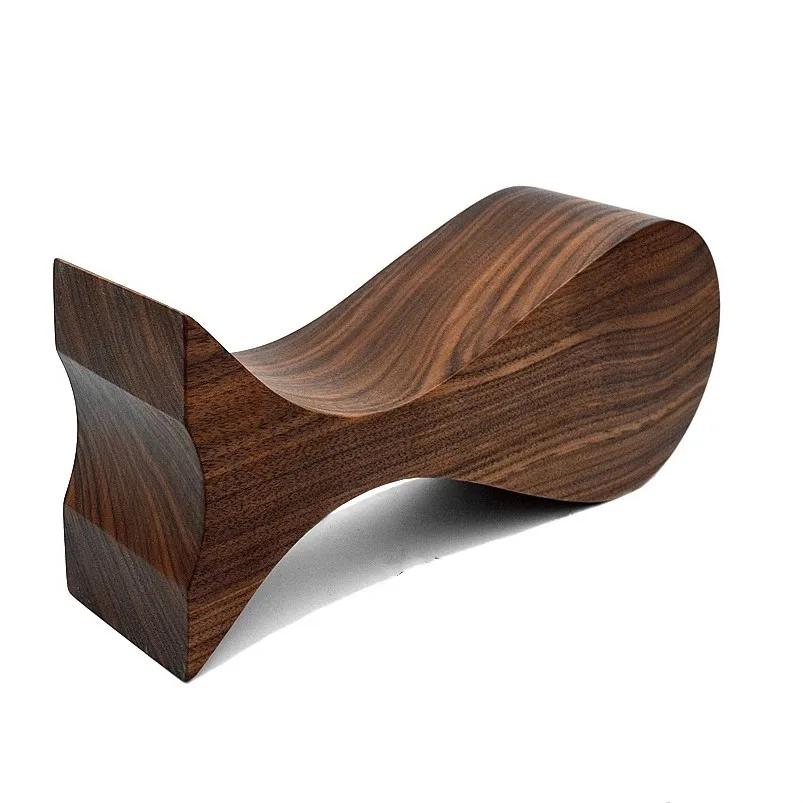 Headphone Stand Wood Headset Holder High-end Computer Desk Display Walnut Wooden head-mounted Hook Rack Bracket On Sale New 1PC