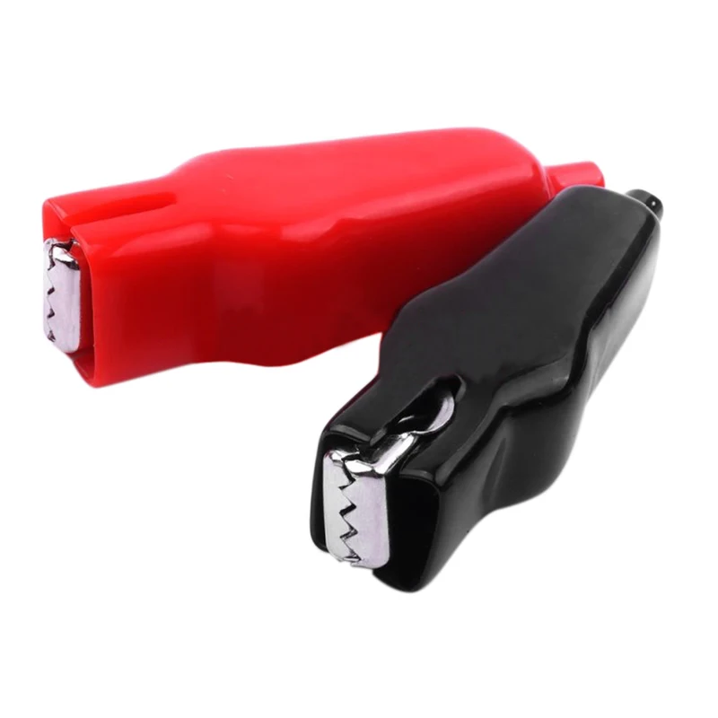 

2PCS 20A Battery Clip Insulated Electrical Crocodile Alligator Clip Test Leads Clips Clamp for Electrical Jumper Wire Connector