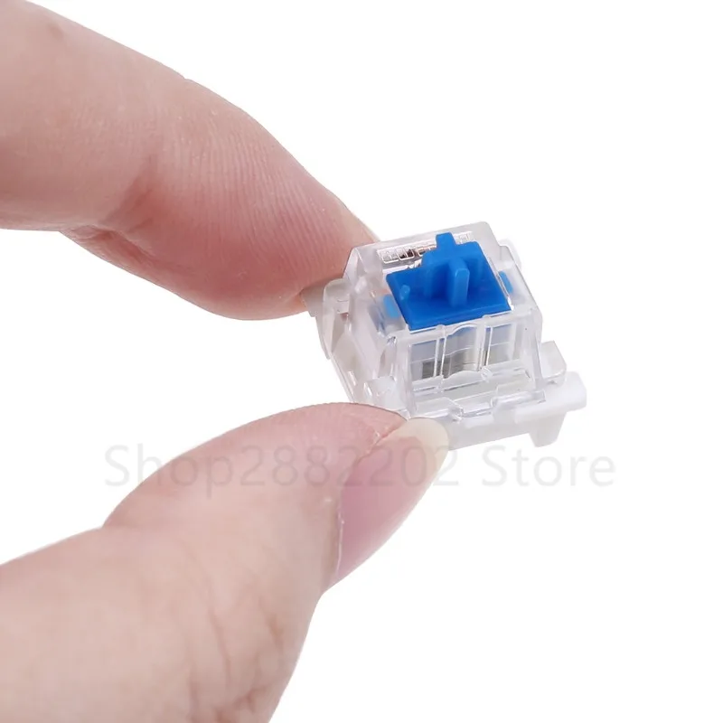 OUTEMU Tastaturschalter 3-polig Keyswitch für RGB mechanische Gaming- Tastatur Blau