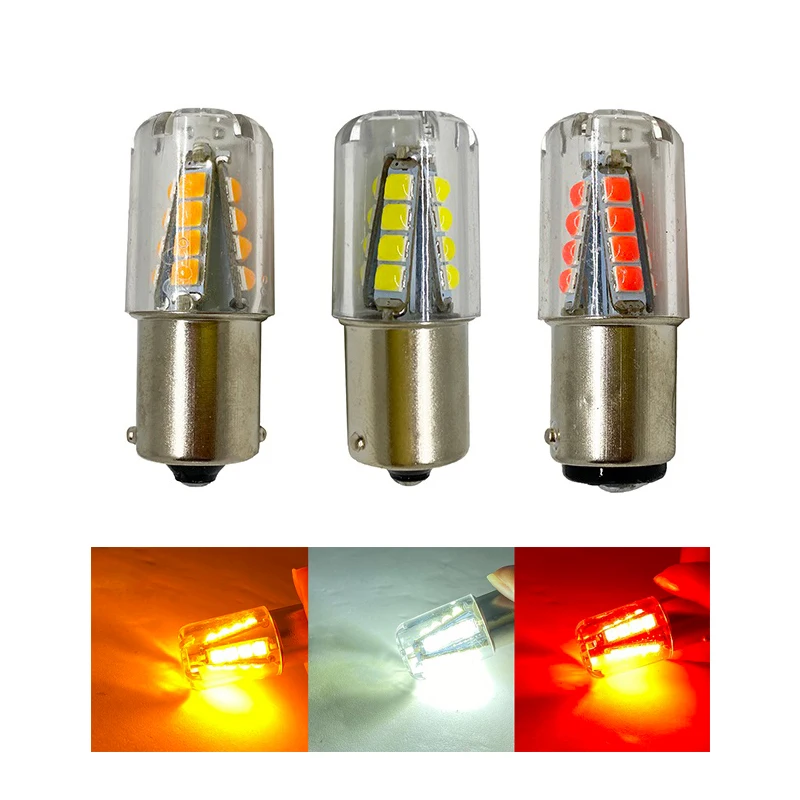 

50x Red Amber P21W led BA15S PY21W BAY15D P21/5W 1157 1156 3030 led 16SMD turn signal light Car Reserve Lamps Brake Light CANBUS