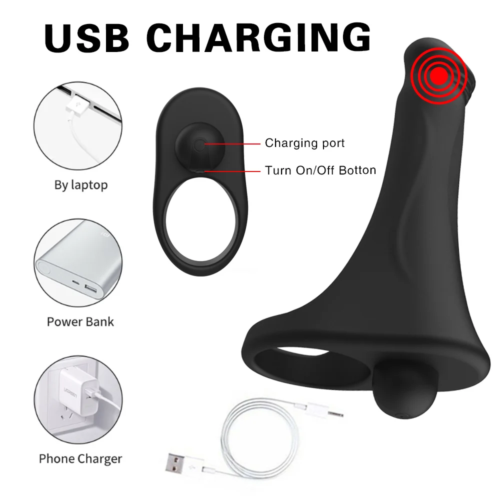 Double Penetration Vibrator Sex Toys For Couples Strapon Dildo Vibrator Strap On Penis Remote Control Penis Vagina Plug AnalPlug