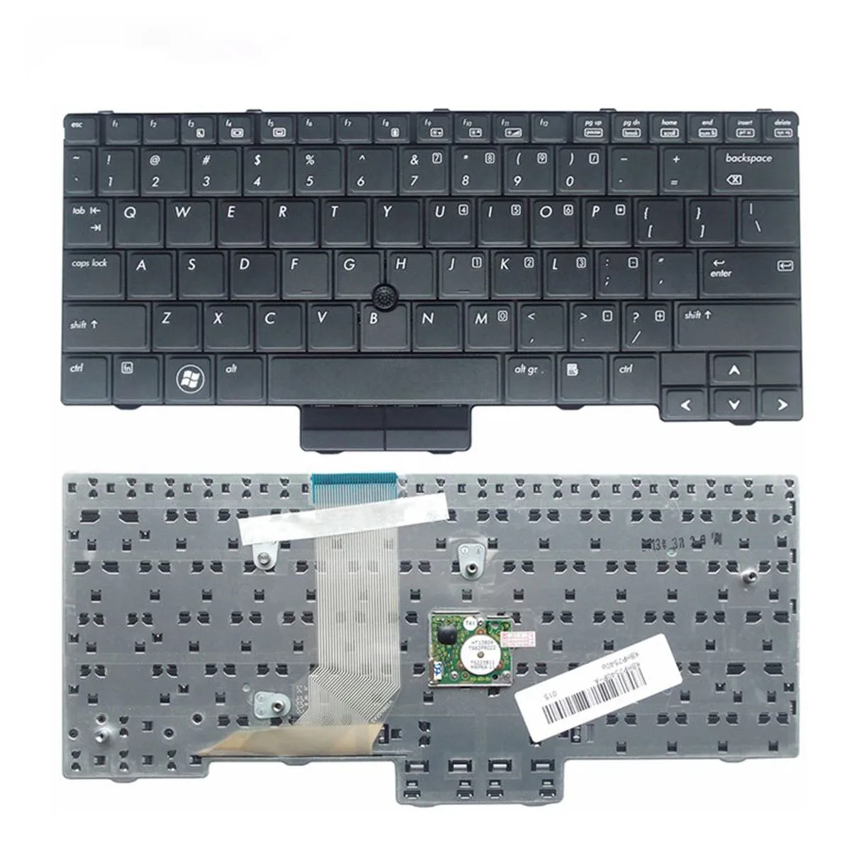 para hp Elitebook 2540p 2540 Eua Teclado do Portátil Preto Novo