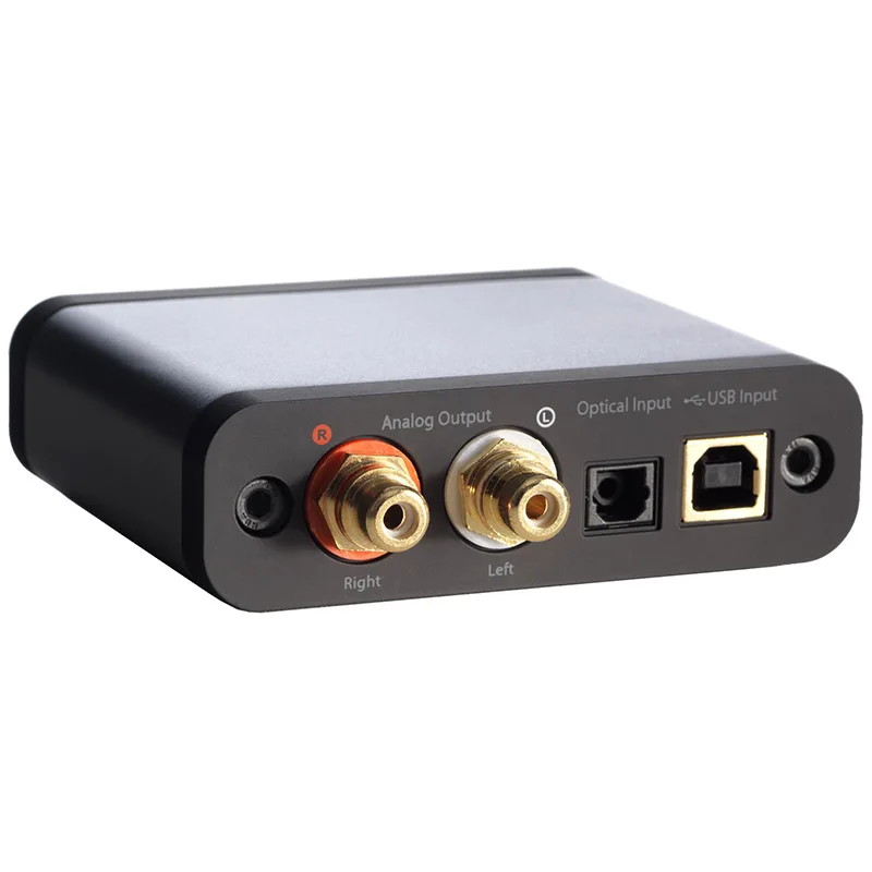 Audioengine D1 Portable Mini Fiber Optic USB DAC Decoder Headphone Amplifier for Computer USB Direct Power Supply