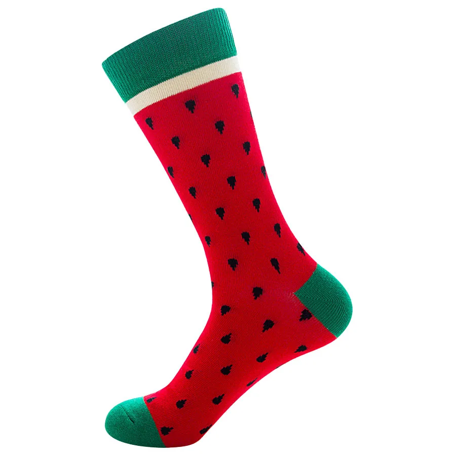 Women Socks Funny Cute Cartoon Graphics Fruits Strawberry Orange Avocado Watermelon Cherry Japanese Harajuku skateboard Socks