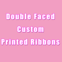DHK 50yards 100yards Custom Ribbon Double Two Face Printed Grosgrain DIY OEM Decoration B1893