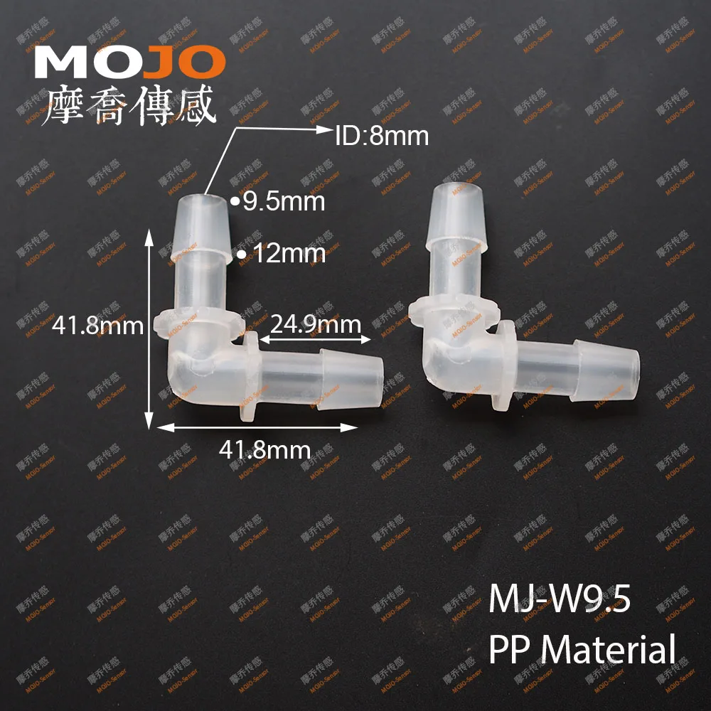 

2020 (10pcs/lots) MJ-W9.5 Elbow type plastic hose connectors 10mm hose pipe fittings