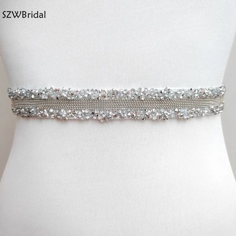 

Elegant Bridal Belt Wedding accessories mariage Cinturones de novia Rhinestone belt Cinturones para mujer Bride belts for women