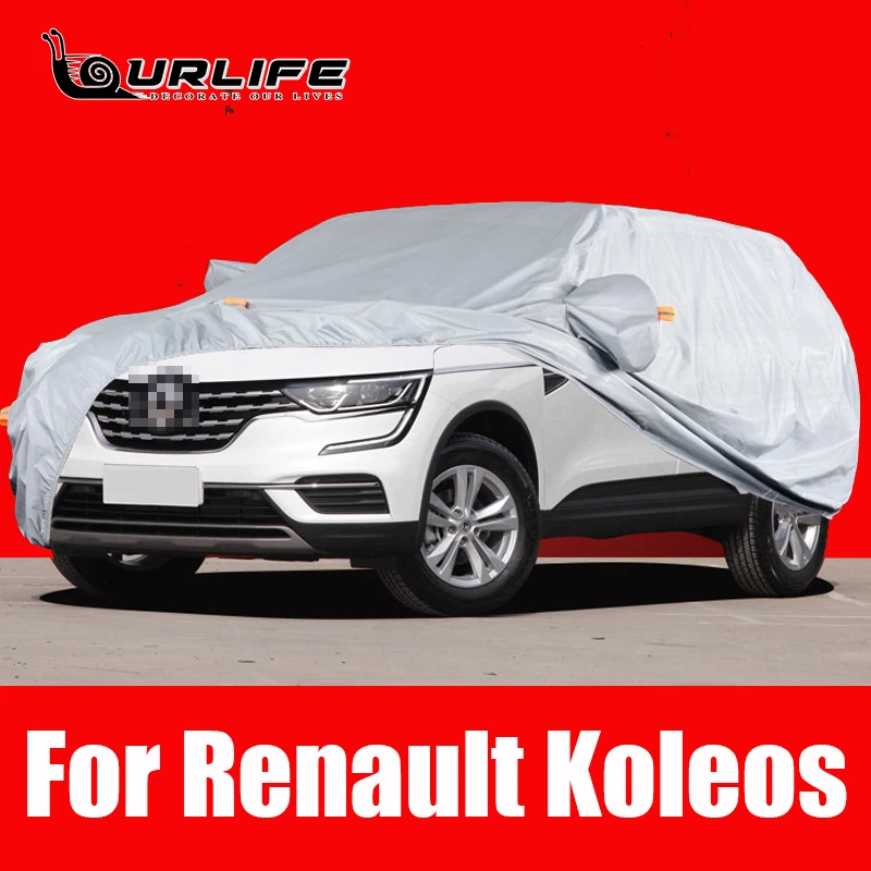 

Full Car Covers Sun Shade Snow Rain Sun Cover Anti UV Car Styling Oxford Cloth For Renault Koleos Samsung QM5 QM6 Accessories