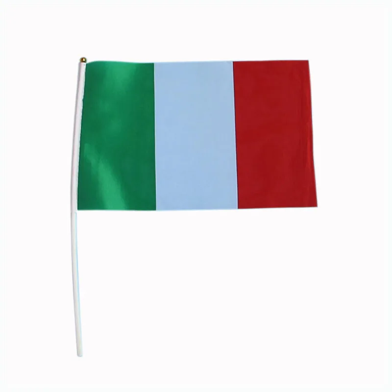 14*21 cm Italy flag 68D 5.5*8.2 inches polyester flag banner direct factory wholesale 100PCS/LOT