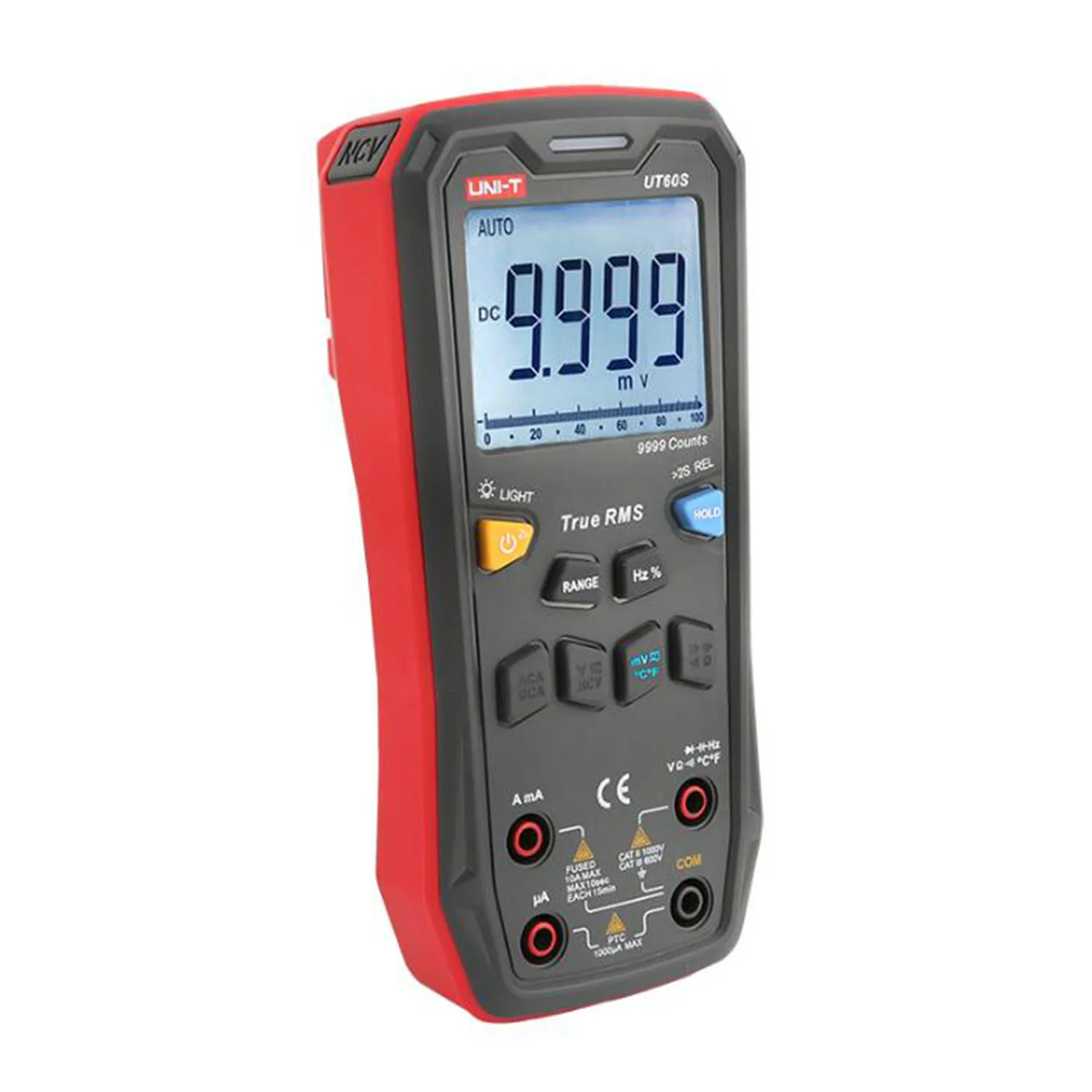 UNI-T UT60S Đúng Giá Trị Hiệu Dụng Vạn Năng Kỹ Thuật Số Nút 9999 Đếm AC/DC, Điện Mét & Bluetooth Truyền Dữ Liệu