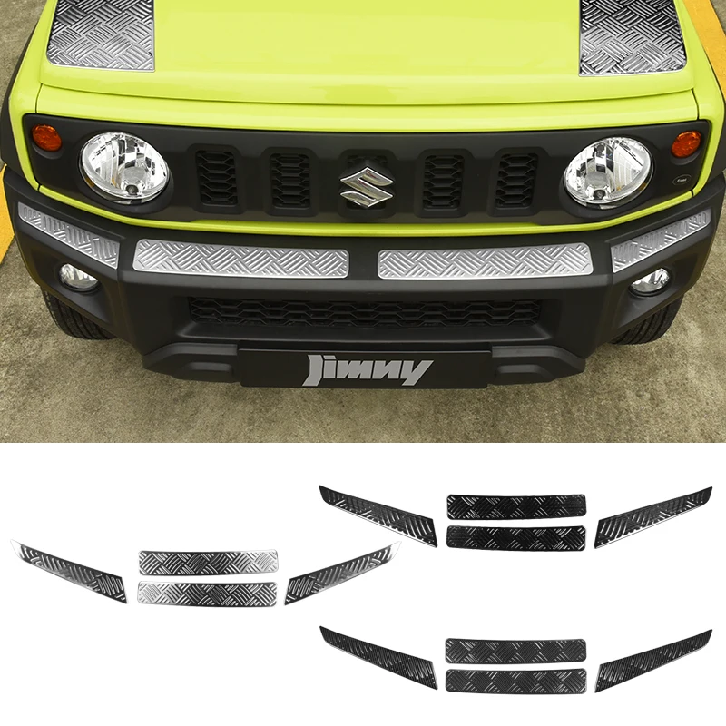 

304 S.Steel Bumpers Protection Car Front Bumper Steel Trims Cover Panel Car Styling Accessories For Suzuki Jimny 2019+ JB64 JB74