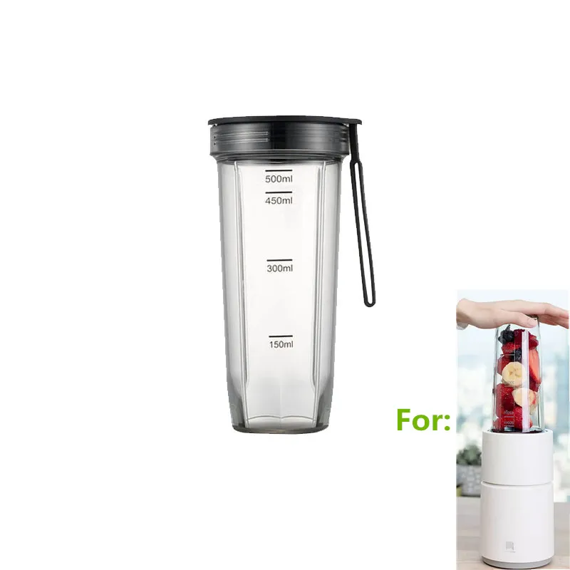 1 pcs plastic Cup for Xiaomi Pinlo Blender mini portable Juicer fruit vegetable Mixer ice Crusher Grinder food Processor Parts