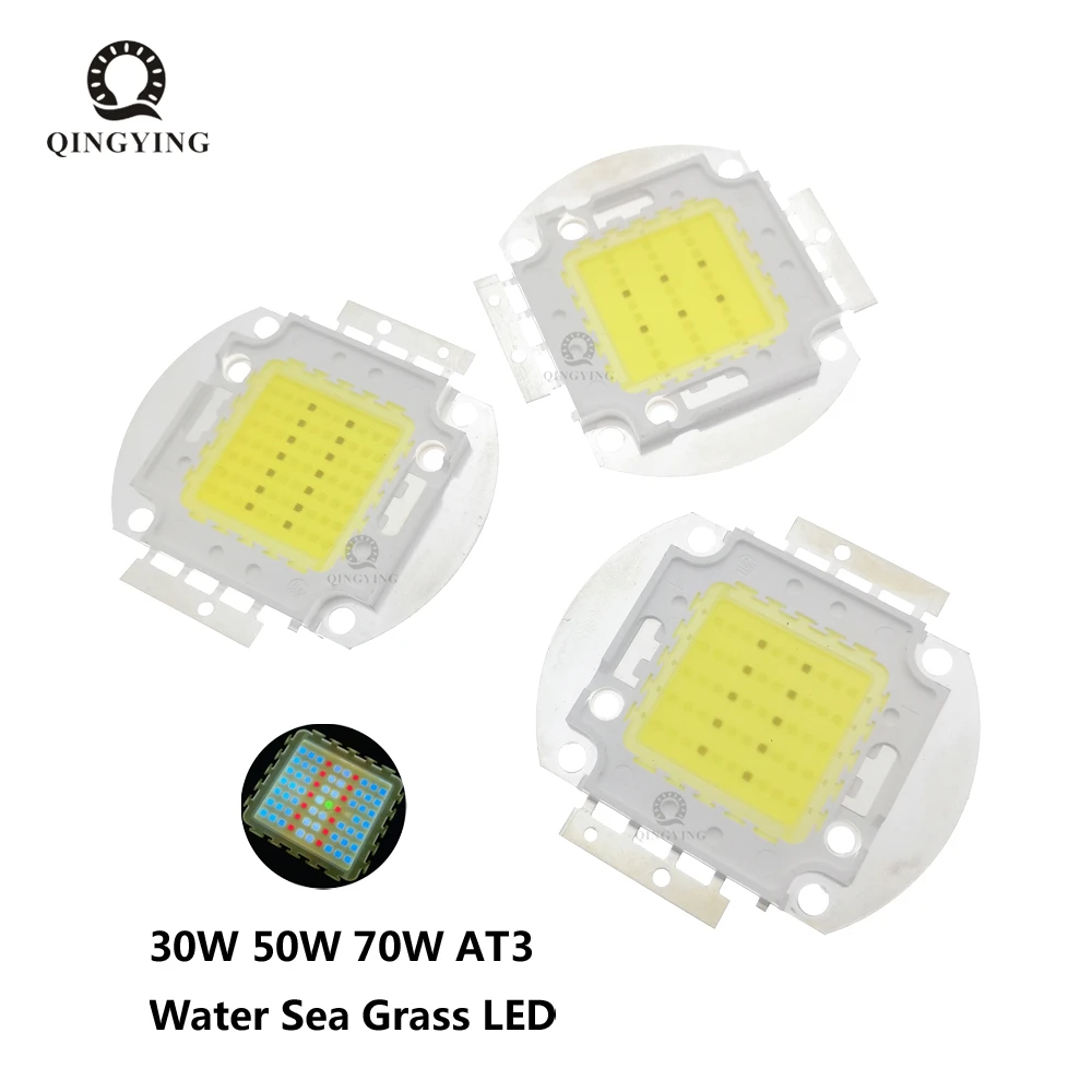 

1pcs High Power LED Chip 30W 50W 70W DC28-32V For AT3 Water Grass Aquartic Plants Growing Lights Fish Tank Lights