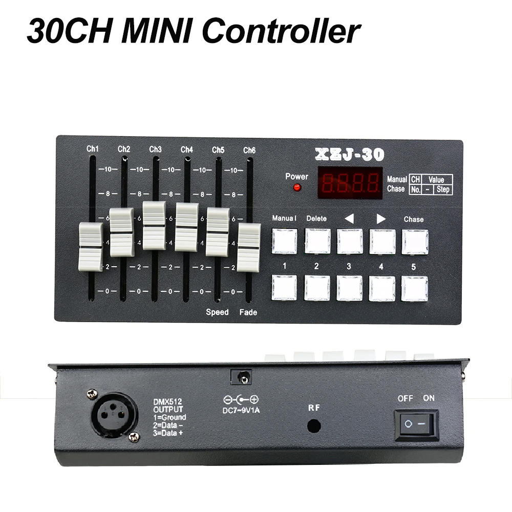 30CH Battery MINI Controller Professional Stage DJ Equipment Console Disco Party Par Light Console Customized Based on linux