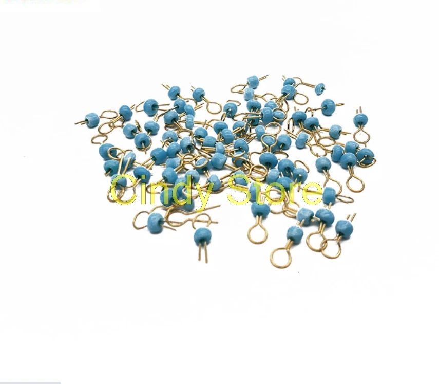 20PCS PCB Board Test Beads Points Gold Plated Ceramic Loop Circuit Test Needle Test Ring Red/Blue/Purple/Green