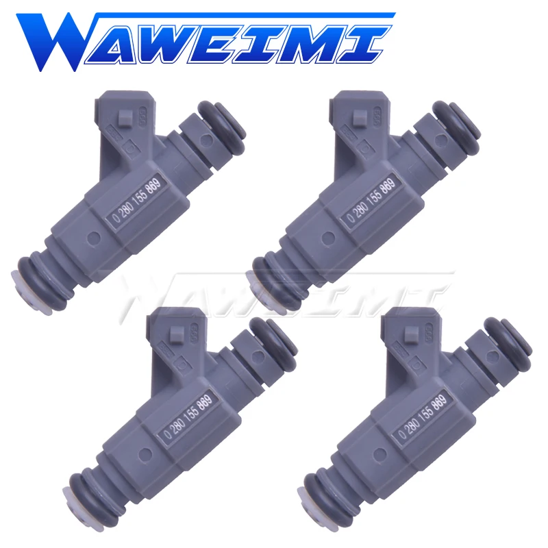 

WAWEIMI Brand New 4PCS Fuel Injector Flow OE 0280155869 For Ferrari Maserati 360 Modena 3.6L 4.2L