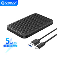 ORICO External Hard Disk Case 2.5 inch SATA HDD SSD External Box 4TB Type C to USB 3.0/3.1 HDD Housing for SSD Enclosure