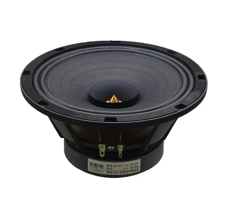 2Pieces （2 speakers）CORRECT 8 Inch Fever Full Range Bullet Full Range Speaker HIFI High Power Speaker 40W 4-8 Ohm Optional