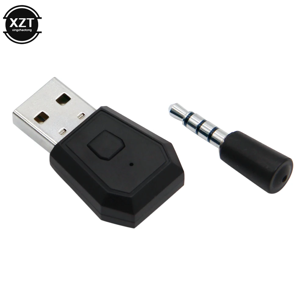 

Новый Bluetooth-ключ для PS4 3,5 мм Bluetooth 4.0 + EDR USB-адаптер USB-адаптер для стабильной производительности Bluetooth-гарнитуры PS4