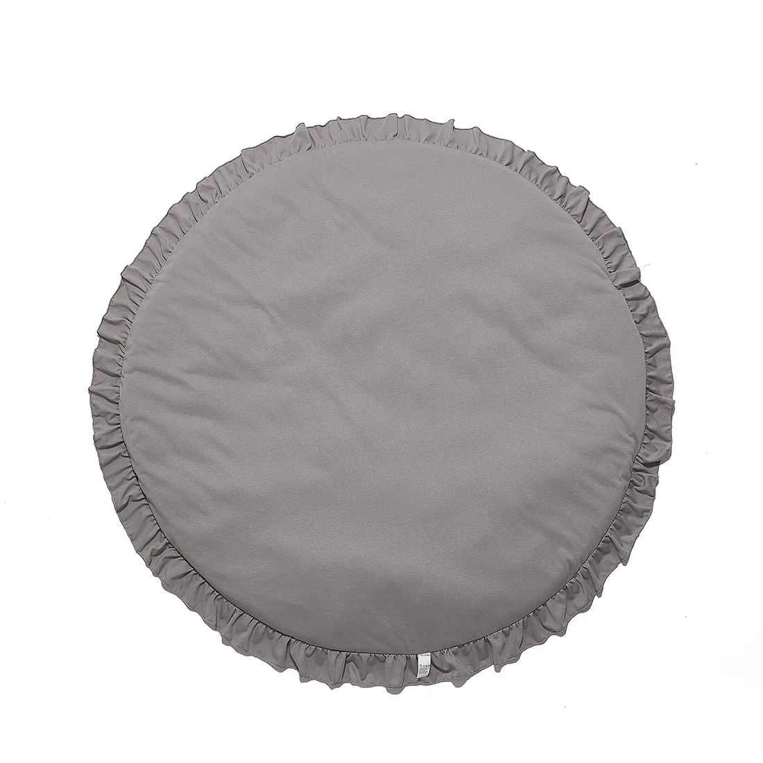 Children's game blanket ins explosion lace solid color creeping pad cart is air-conditioned an  Round Floor Carpet Baby Play Ma