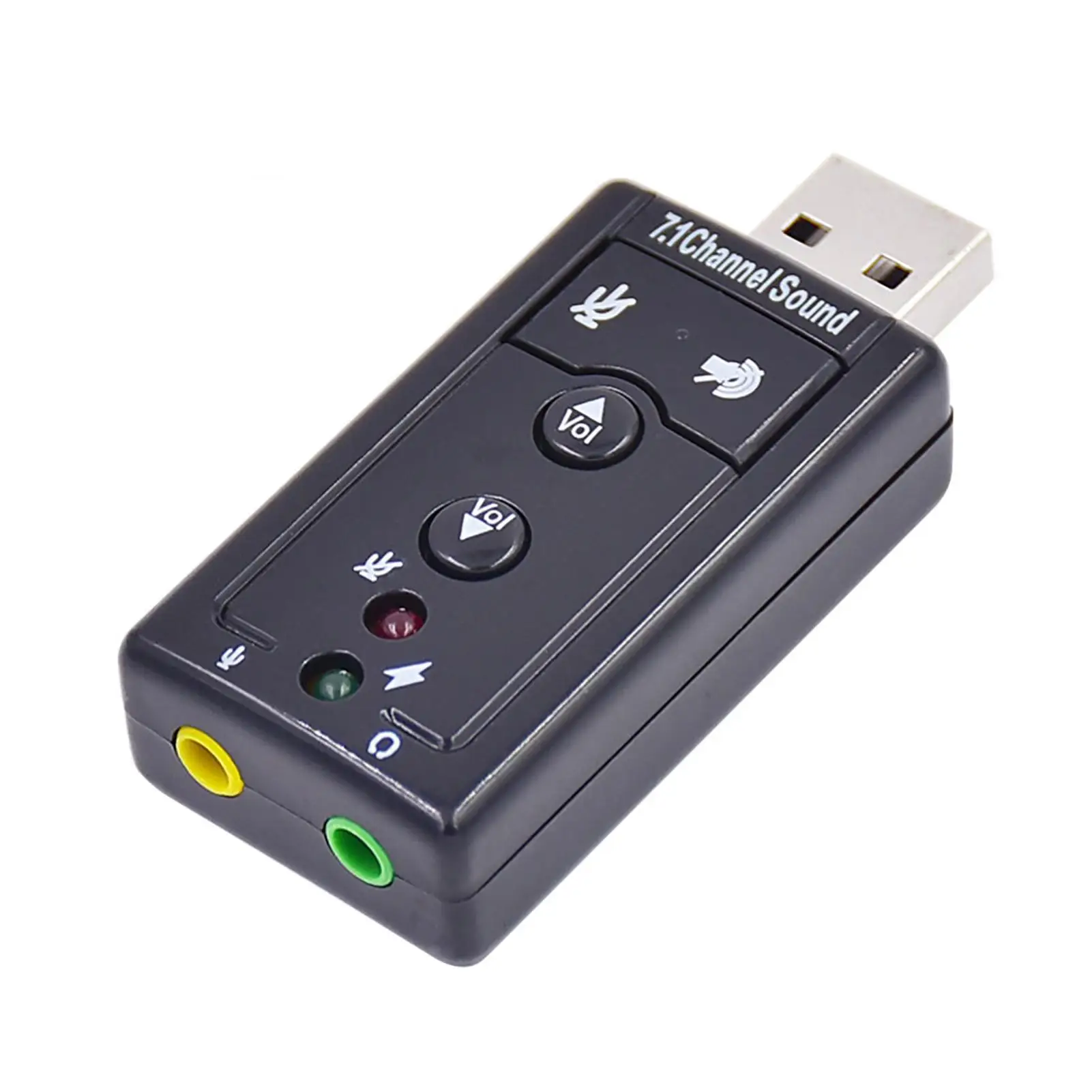 

HOT SALES！！！New Arrival Analog 7.1 Channel Dynamic Effects Microphone Input Home External USB Sound Card