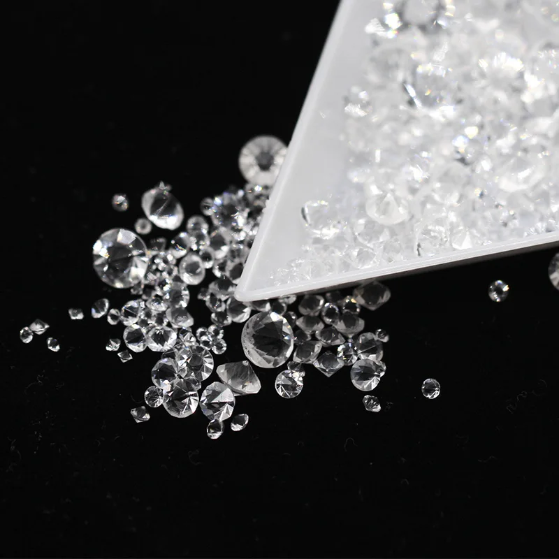 ss4-ss38 Transparent Clear Crystal Nail Art Rhinestone Round Double PointBack Glass Strass Gem Table Confetti Wedding Decoration