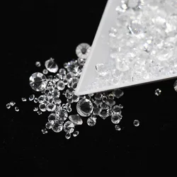 ss4-ss38 Transparent Clear Crystal Nail Art Rhinestone Round Double PointBack Glass Strass Gem Table Confetti Wedding Decoration