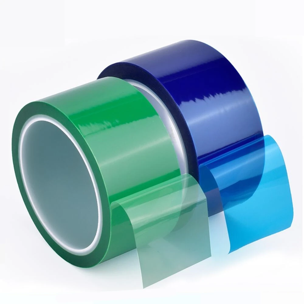 Heat Resistant Green Lithium Battery Adhesive Tape For Insulation Protection and Strong Electrolyte Resistance Protection