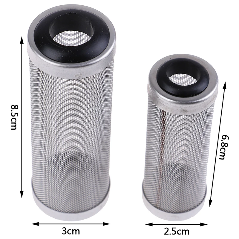 12/16mm Aquarium Inflow Inlet Filter Stainless Steel Mesh Net Guard Fish Tank Filter Accesories Intake Strainer Prefilter Cover