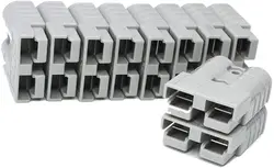 10pcs For Anderson Plug Connector 50a 6awg Caravan Trailer Solar 4x4 Truck Suitable For Anderson Forklift Battery Connector