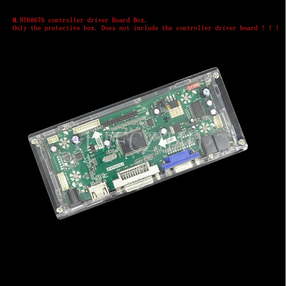 LED/LCD Screen Controller Driver Board Transparent Plastic Protective Case Box For M.NT68676 Controller Driver Board